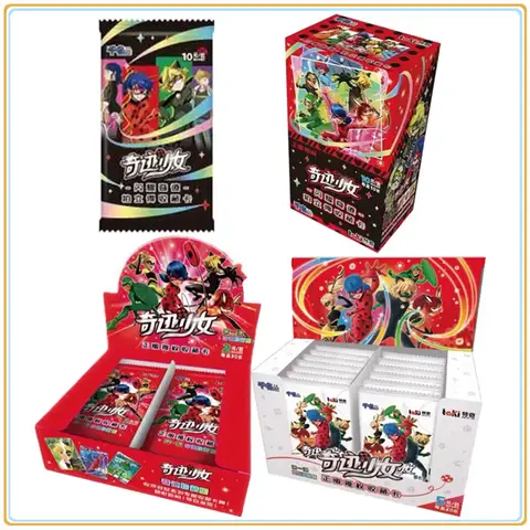 Genuine Anime Miraculous: Tales of Ladybug Card Christmas Gift Game Collection Card Children's Toys Peripheral Blind Box