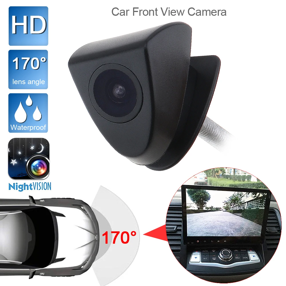 

Night Vision Car Front View Camera 420 TVL 170 Wide Degrees Logo Embedded Reverse Camera Fit for Toyota