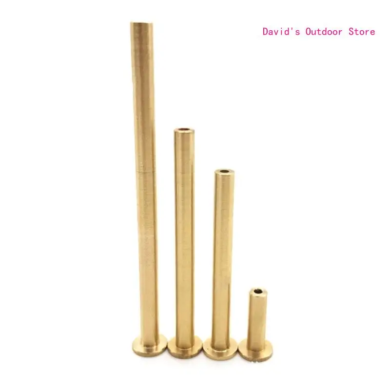 10/9Pcs Golf Clubs Brass Shaft Tip Swing Weights Nails Plug Golf Weight For .335 .355 .370 Tip Steel Shaft Club Head Set X3UA