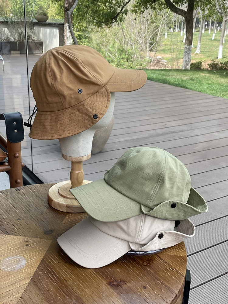 

Baseball cap men's and women's summer sunscreen bucket hat brim breathable