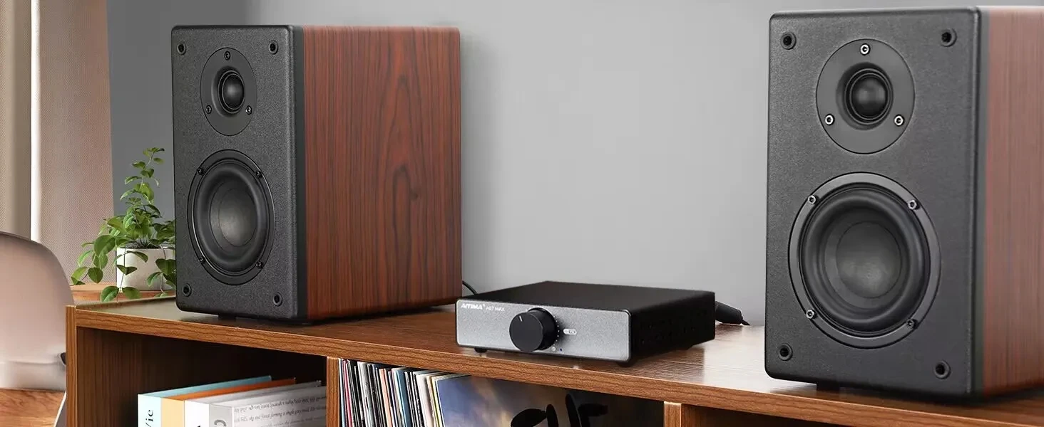 AIYIMA Audio Update A80 TPA3255 Bluetooth DAC Stereo PFFB Leistungsverstärker 300Wx2 Klasse D 2.0 Hi-Res Digitalverstärker mit TRS OPT USB – Detail 1