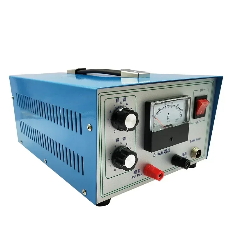 50A Pulse Spot Laser Welding Machine Handheld High-power Butt Welder Tool Gold Silver and Copper Jewelry Welder Equipment