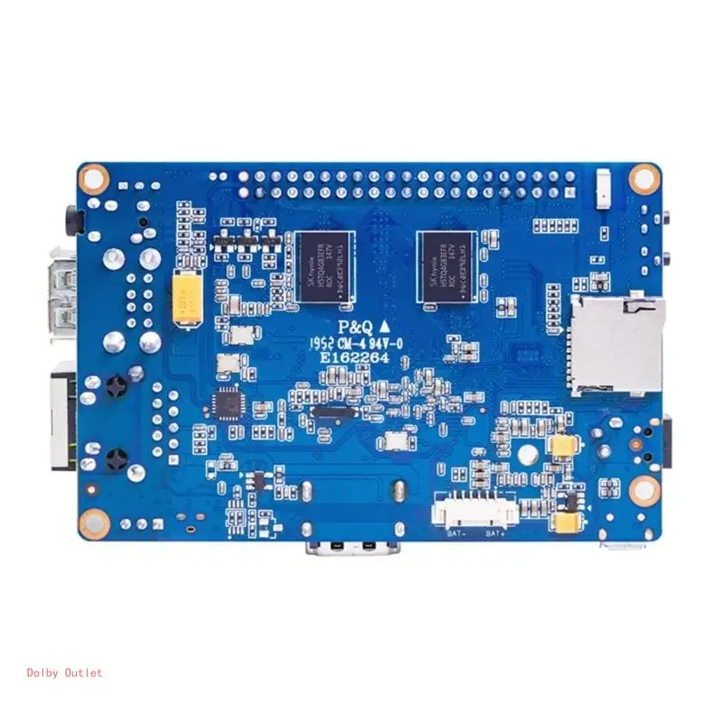 Banana BPI-M64 A64 Einplatinencomputer 2 LPDDR3 64-Bit-Quad-Cores Mini-ARM-Board mit Gigabit-Ethernet