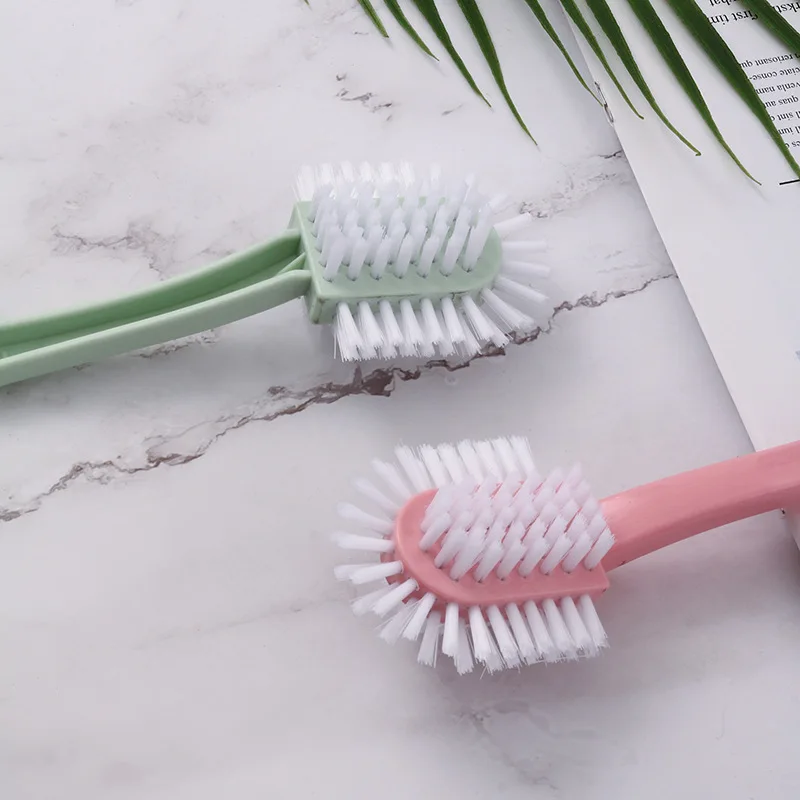 Household Shoe Washing Brush Five Side Brush Multifunctional Laundry Brush White Shoe Collar Cleaning Brush Long Handle Brushes