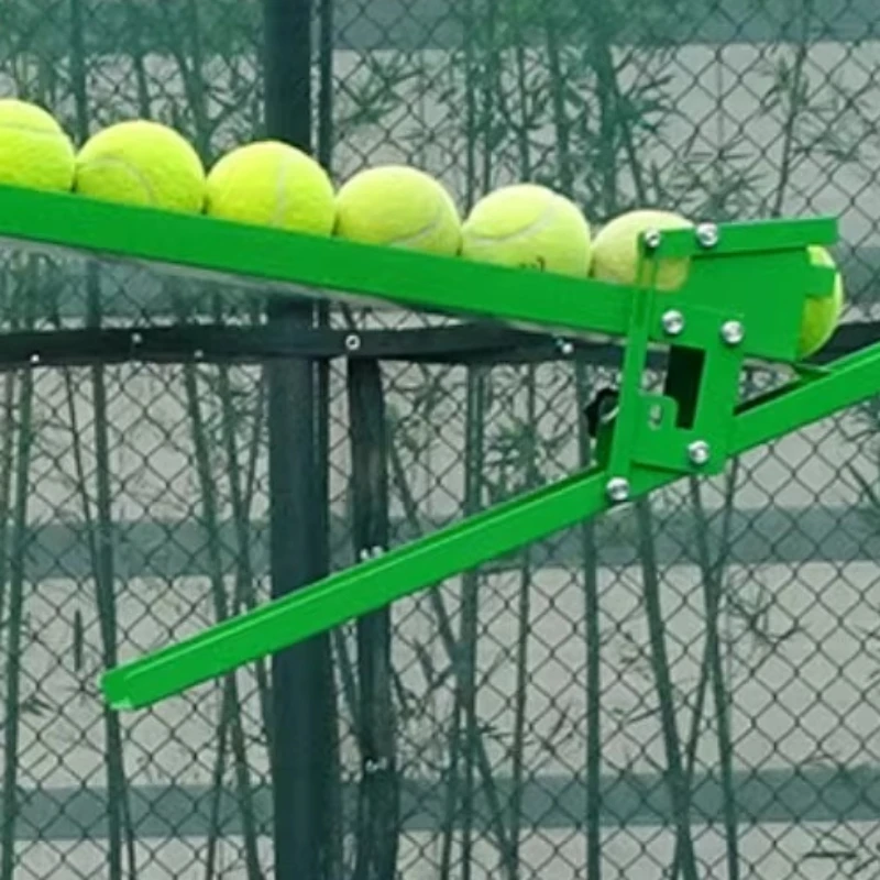 Automatic Tennis Ball Machine Large Capacity Tennis Pitching Machine Adjustable Height Ball Trainer Portable Sports Equipment