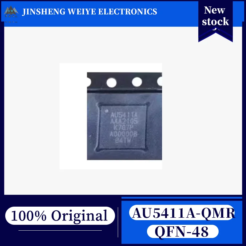 

(5/50 pieces) AU5411A-QMR AU5411A QFN-48 Ultra-Low Jitter 10 Output Clock Buffer 100% Original Brand New In Stock Chipset
