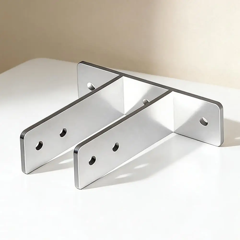 Urinal Stall Bracket Heavy Duty Carbon Steel Urinal Partition Brackets with Mounting Screws Polished Chrome Urinal Screen