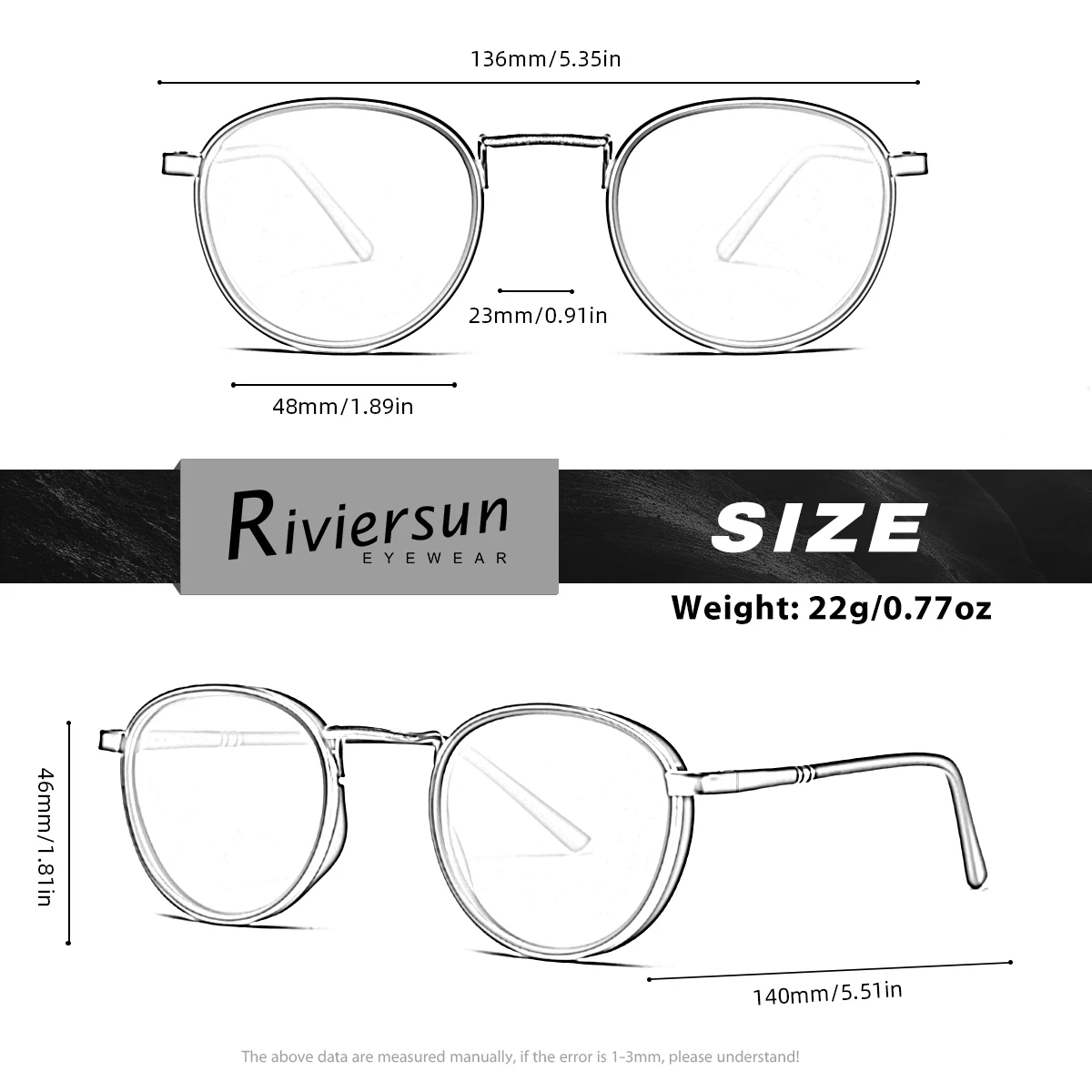 Vintage Runde Rahmen Sonnenbrille UV400 Polarisierte Mode Gläser Hohe Qualität Männer/Frauen Fahren Freizeit Brillen – Detail 2