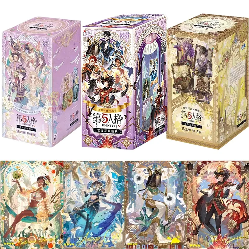 

Shiningsoul Identity V Sculpting Time Vol.4 Basic Edition Collection Card Genuine Game Trading Cards Anime Peripheral Gift Toys