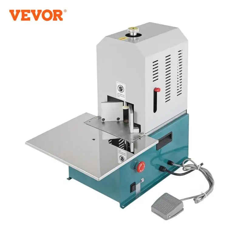 VEVOR 110V Electric Round Corner Machine Heavy Duty Fillet Paper Cutter with 7 Dies PVC 180W R3 - R9 for Printing and Packaging