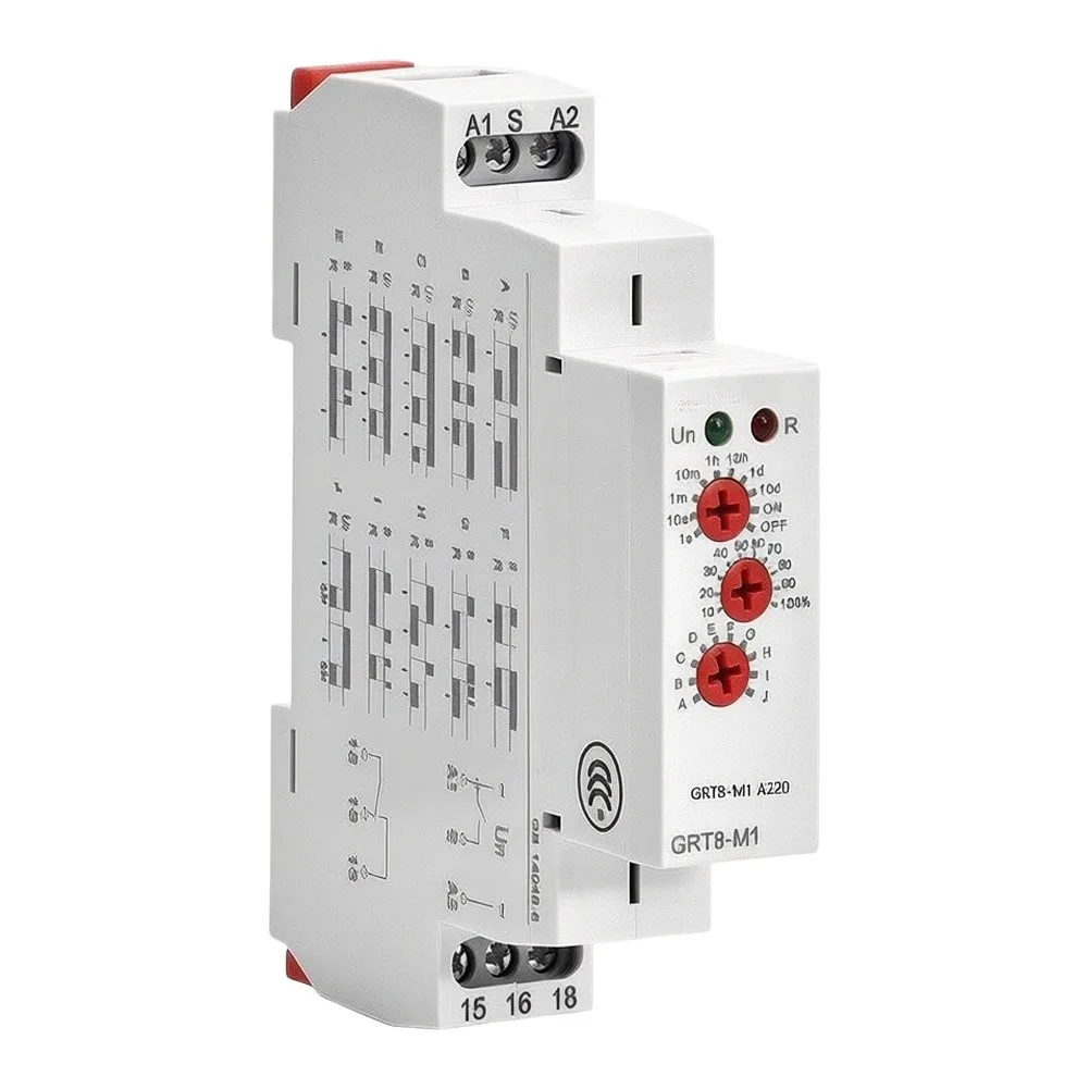 For Grt8 M Multifunction For Time Relay Adjustable Delay On Off Timer Switch For Industrial Automation For Power Control Panel
