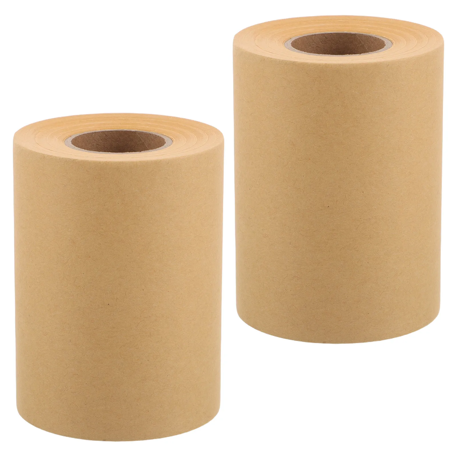 2Pcs Brown Kraft Paper Roll Multipurpose Note Paper for Kitchen Office Grocery Lists Wall Hanging Reminders 164Ft
