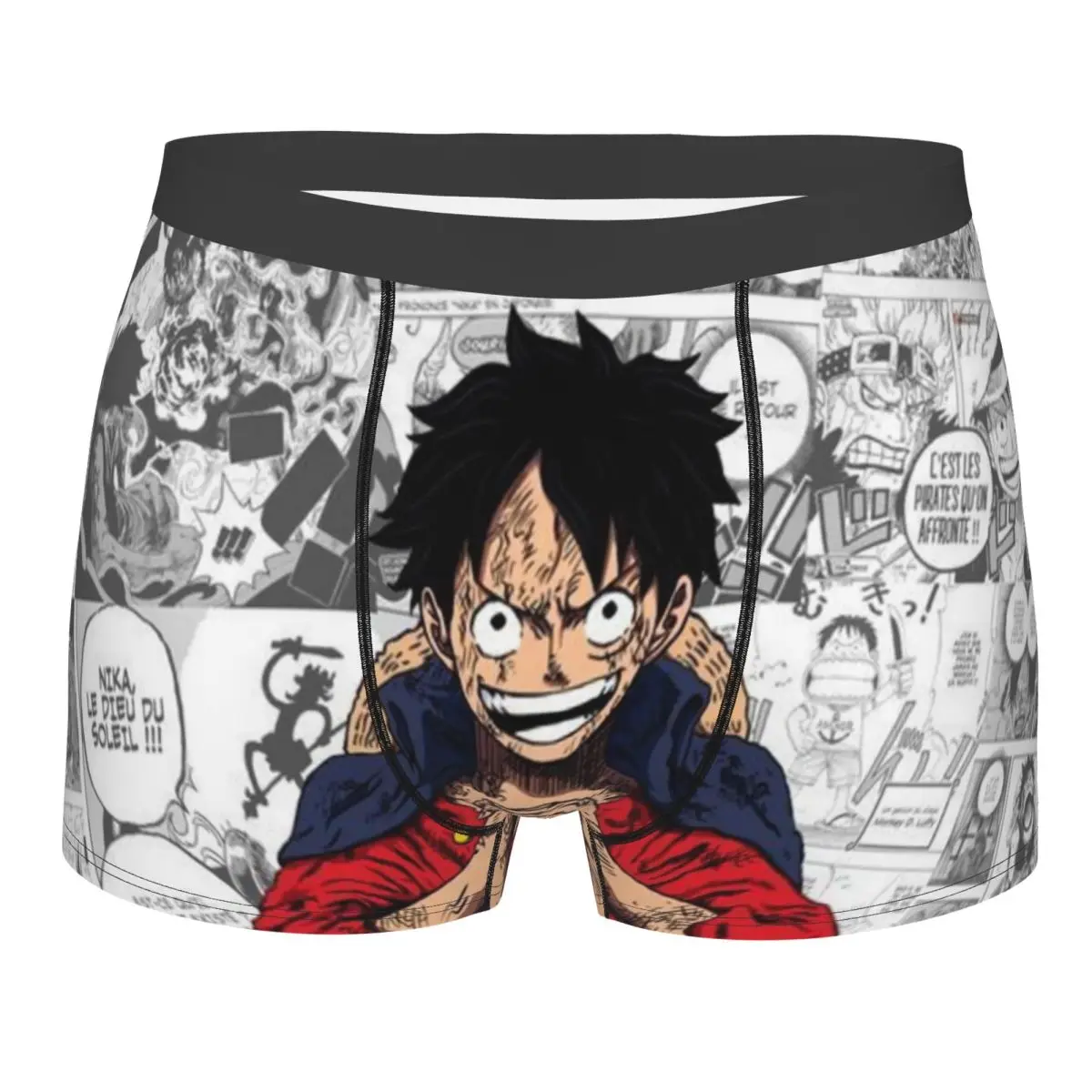 

Luffy Zoro Tony Chopper Anime Boxers Novelty Underwear Boxer Briefs Gag Gift For Man