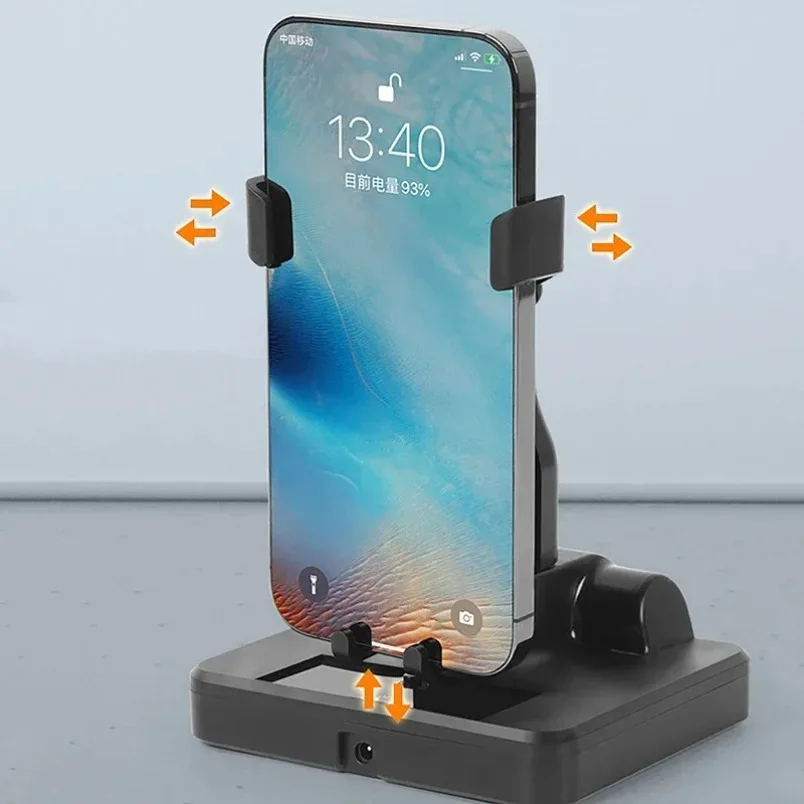 Automatische Schaukel Shaker Automatische Schaukel Schütteln Handy Ständer Halter Schreibtisch Stumm Für Smartphone Wiggler Schrittzähler Pinsel Stepper