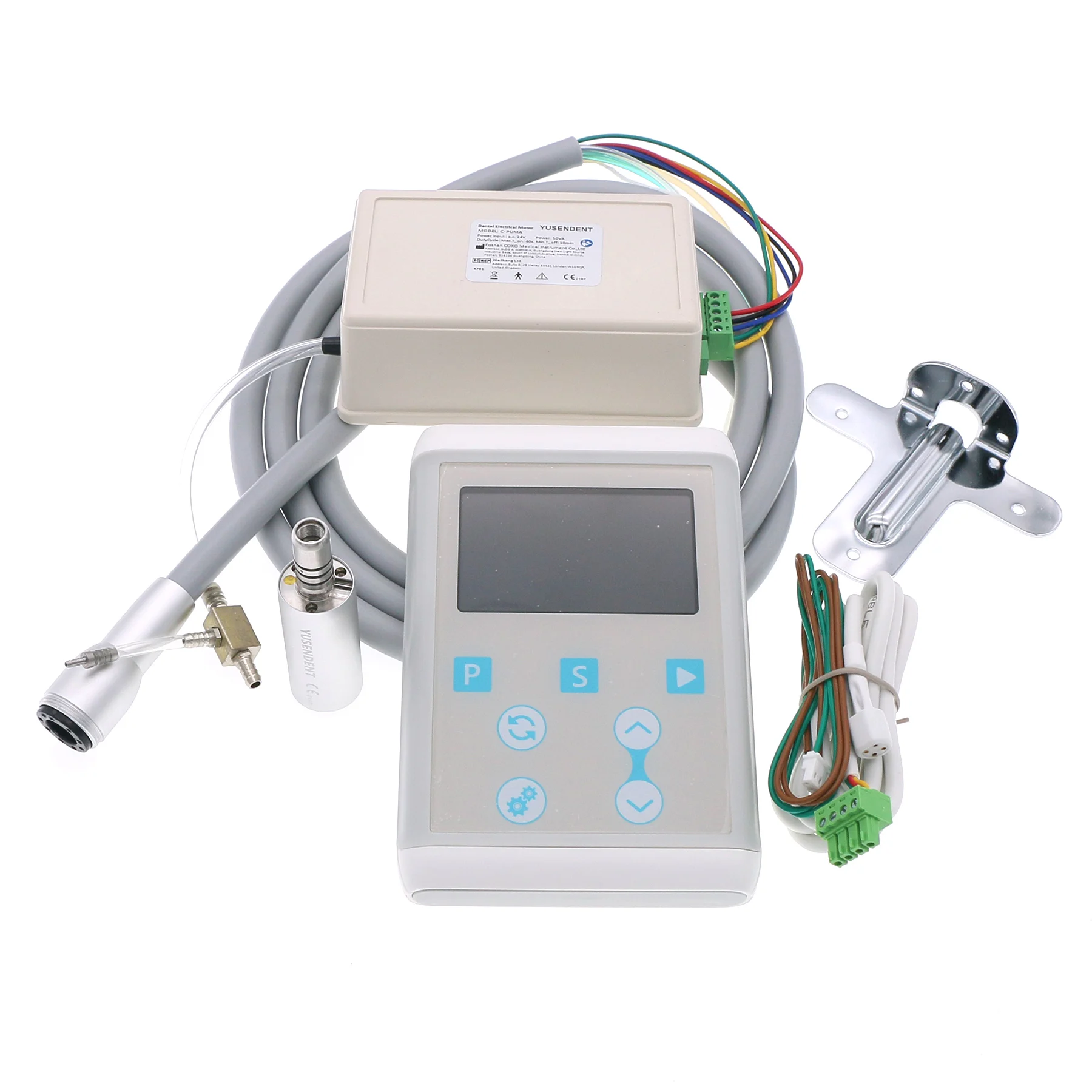 COXO Dental C PUMA INT+ Electric Motor LED Handpiece 1:1 1:5 Contra Angle Fiber Optic ISO E Type Compatible NSK