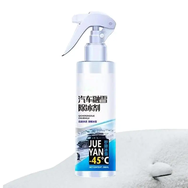 Windshield Deicer Spray De Ice Defroster For Car Window Cleaner Auto Windshield Deicing Spray 300ml Deicer Spray Anti Freeze For