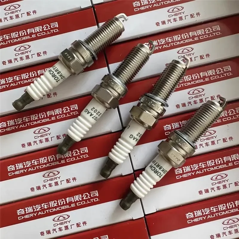 4pcs/set Car Spark Plug F4J16 For Chery JETOUR X70 Tiggo 5/7/8/5x Arrizo 5/7/6/ GX E4T15/E4T16 Engine 1.5T/1.6T F4J16-3707010