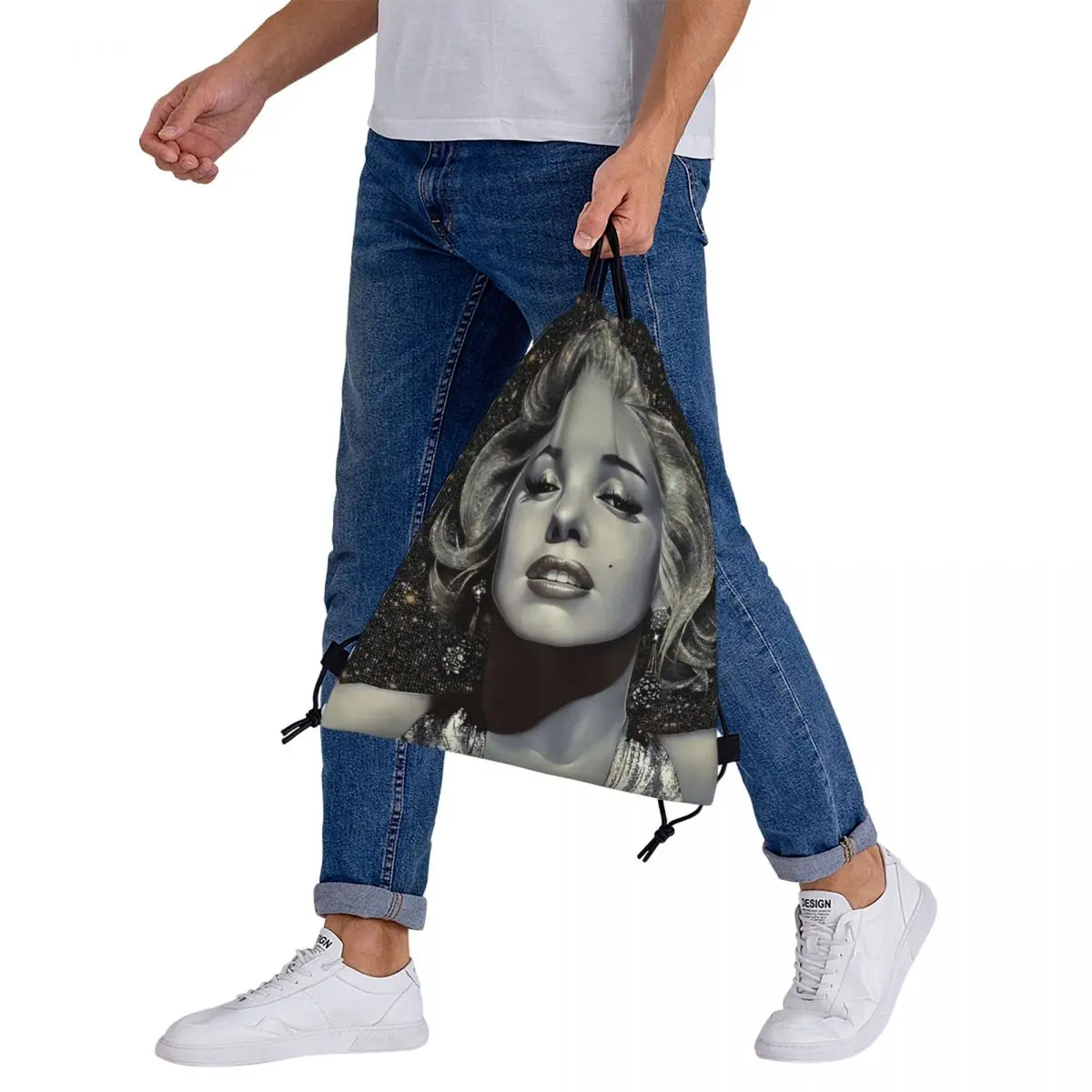 حقائب ظهر مارلين مونرو برباط أنيق وحقائب أحذية وحقائب كتب للمدرسة للرجال والنساء