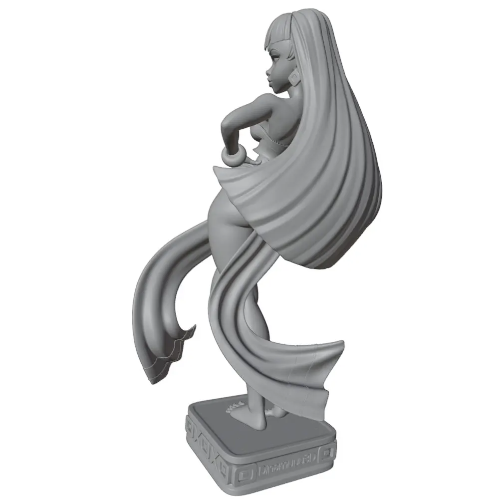 Miniatura figura anime NSFW para gato y perro, GK 3D gris - imagen 2
