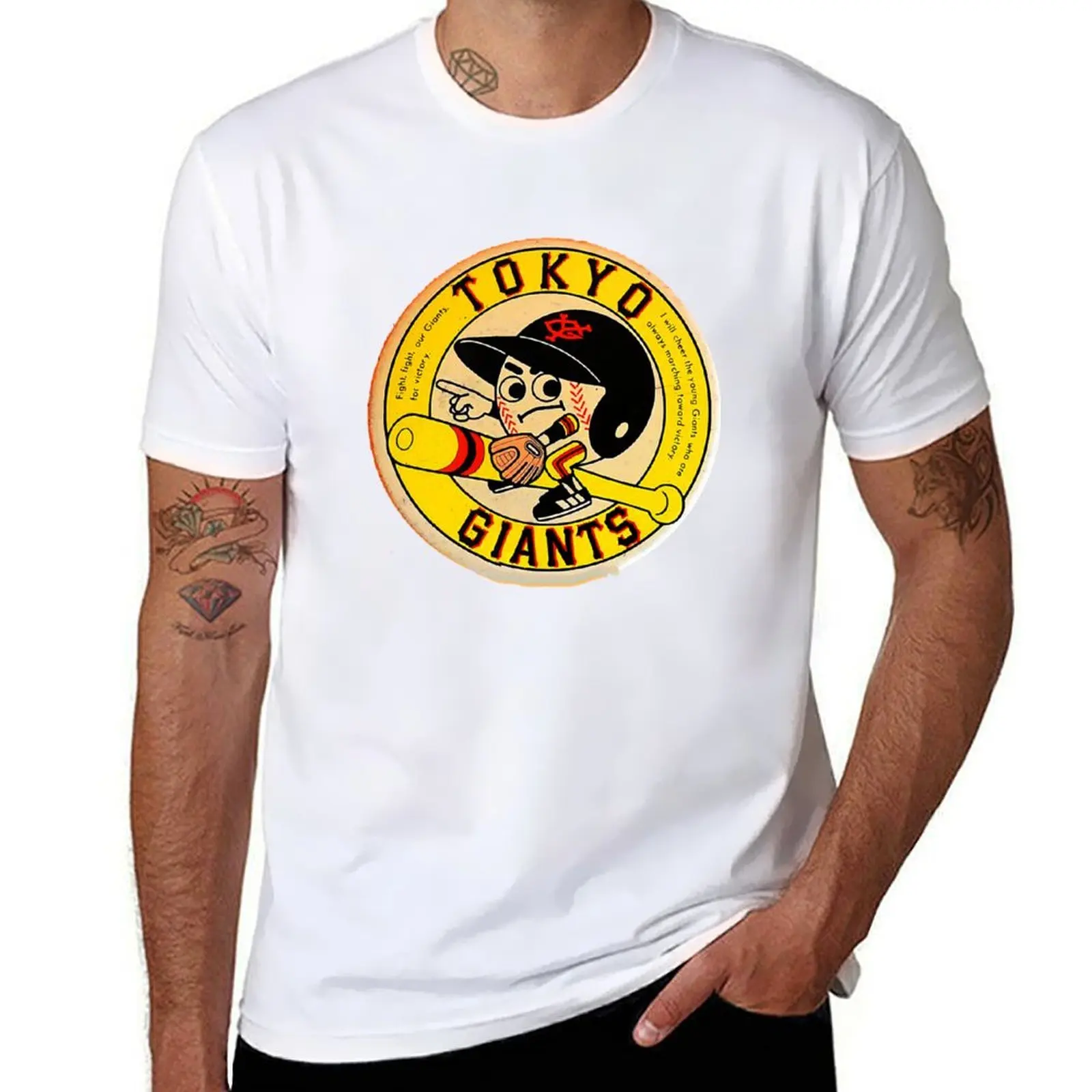 

TOKYO GIANTS VINTAGE JAPAN SHIRT T-Shirt funny t shirts man cotton t shirts high quality T-Shirt