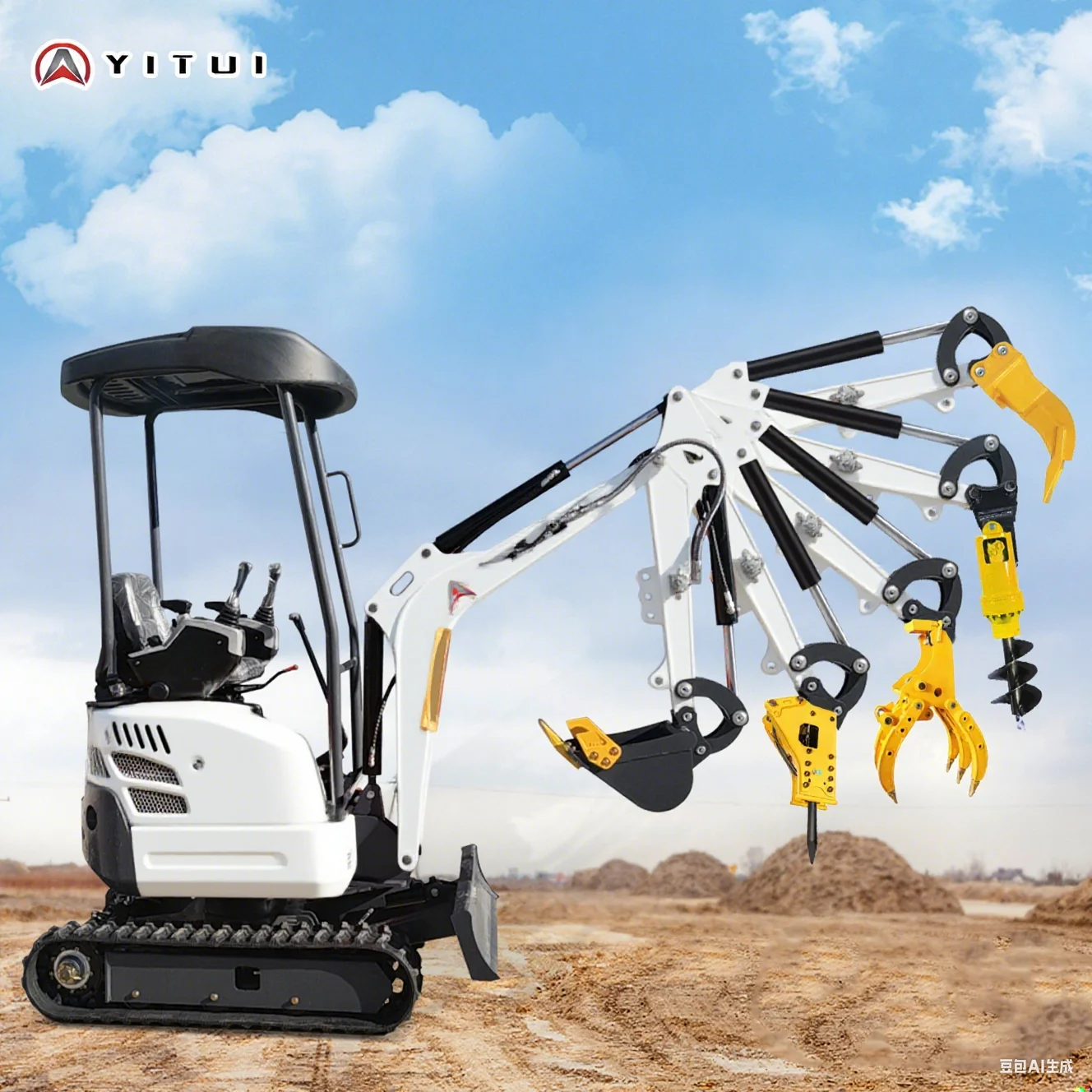 

Best-Selling Customized Mini Excavator 2.0 Ton Multiple Scenarios With Multiple Auxiliary Tools Ce Epa Euro 5 Mini Excavator
