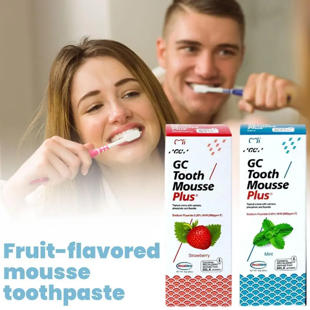 Japanese Fluoride Tooth Mousse Gel Enamel Remineralizing Cavity Shield Kids Adults Daily Oral Defense Anti Decay Treatment