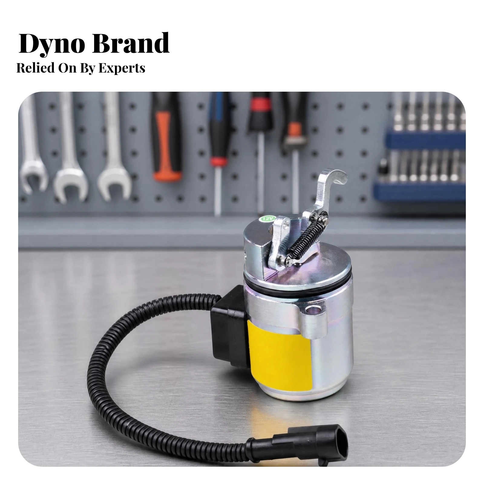 12V DC Solenoid Valve Direct Replacement Fuel Fuel Shut off Solenoid Fluid Control Corrugated Lead Machine Component
