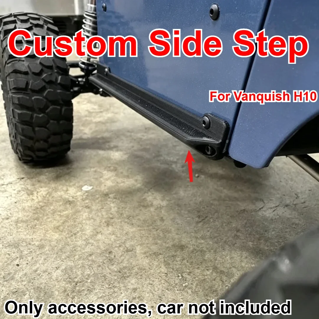 1/10 RC Off Road Crawler Vehicle Side Step Custom Model Number For Vanquish H10 Decorative Styling Decor Upgrade Accessories