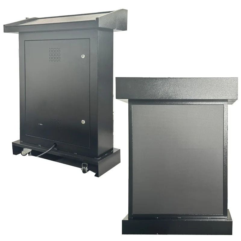 Digital Signage Contemporary Podium Luminescent Display Suitable for Conference Presentations High Refresh Rate