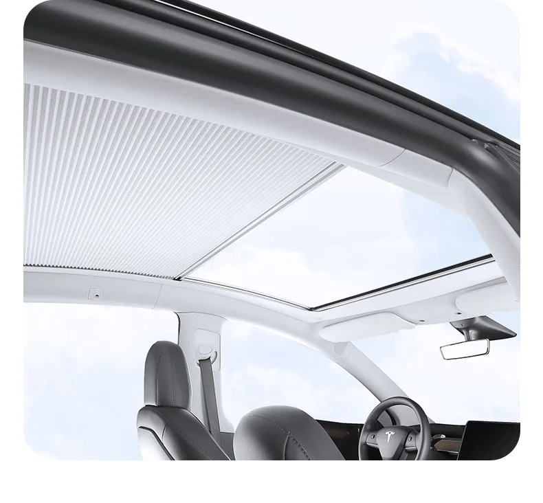 

Retractable Model 3 Highland/Model 3/Model Y Sunshade Roof Sunshade Block UV and Keep Cooling Accessories