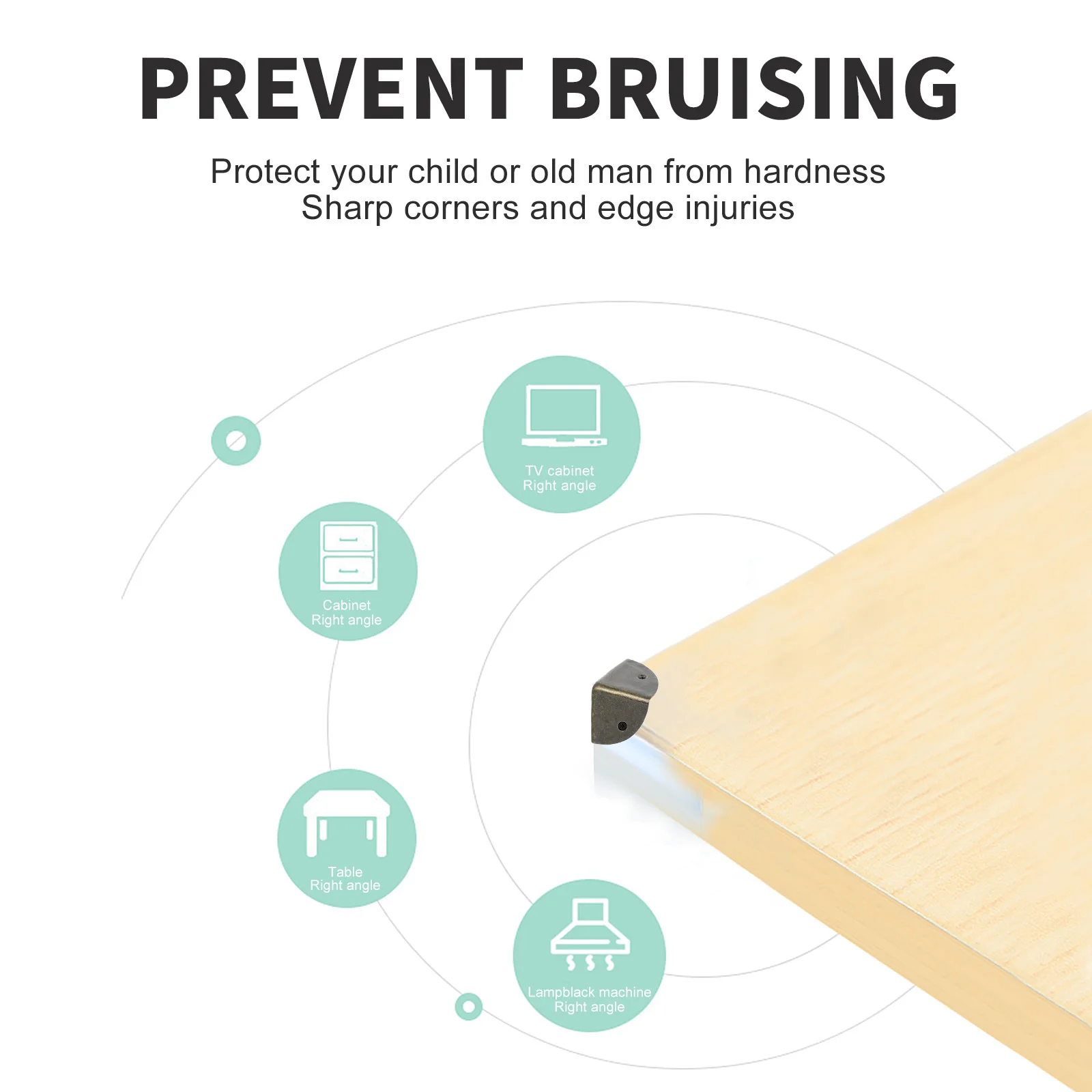 

12Pcs Copper Plated Triangle Corner Protectors Metal Furniture Guards for Wooden Box Jewelry Storage Toolbox Safety