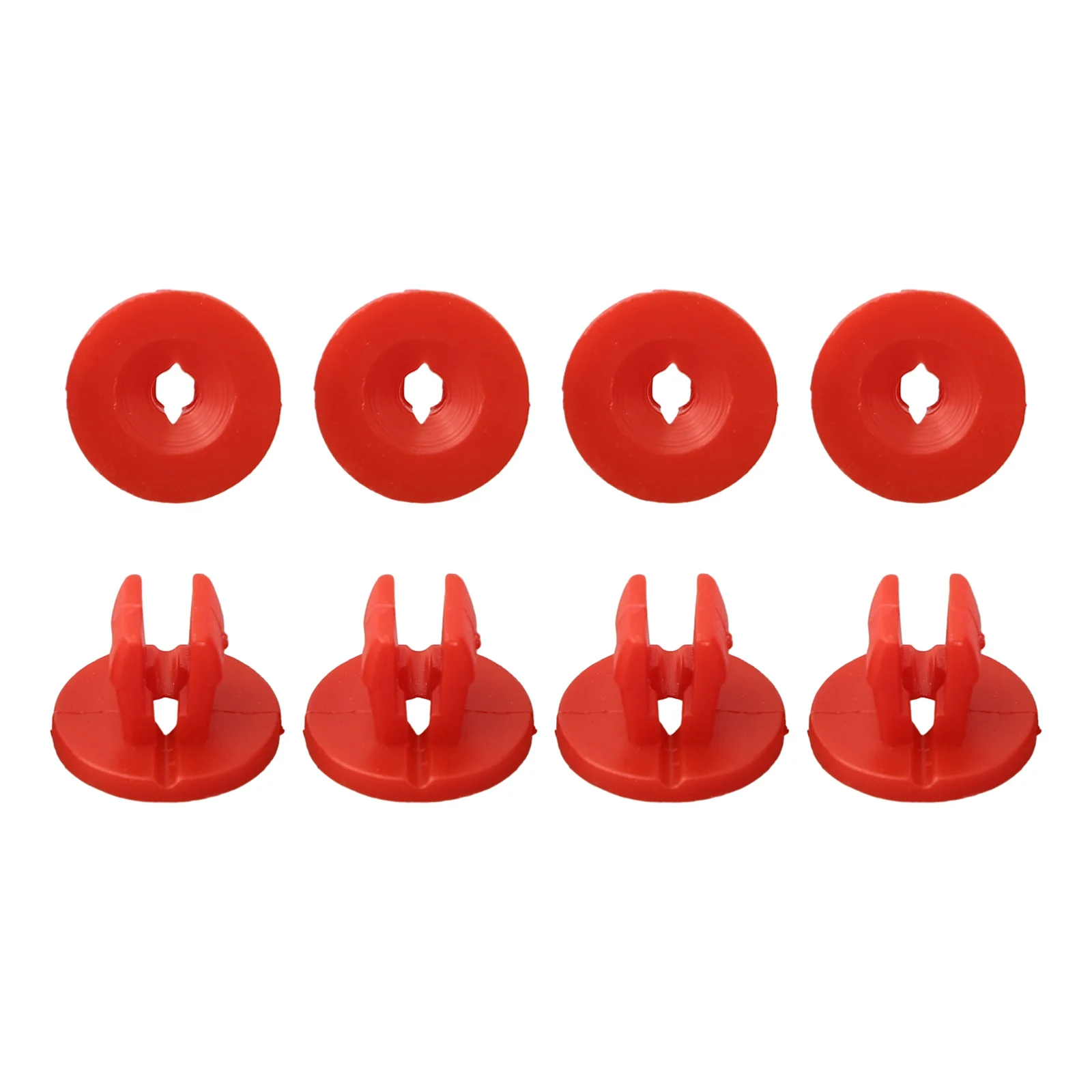 For Ford Under-Body Shield Nut Set Of 30 Red W702438-S300 Body Bolts Bumper Fender Liner Push Retainer Fastener