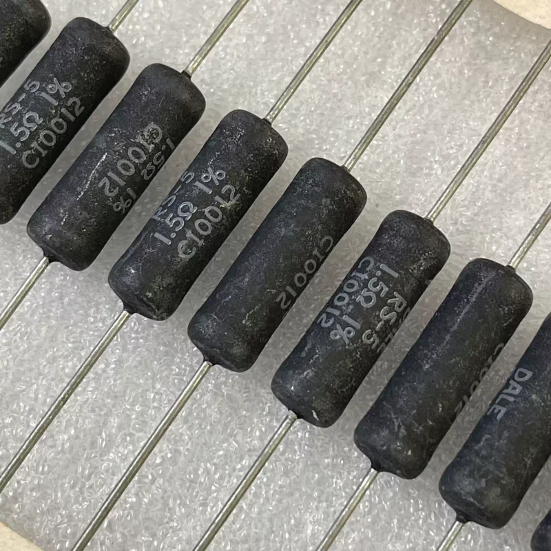 10-100PCS VISHAY-DALE RS-5 5W 1.5R 1.5 Euro 1.5 �� Iron Foot Winding Resistance from the United States