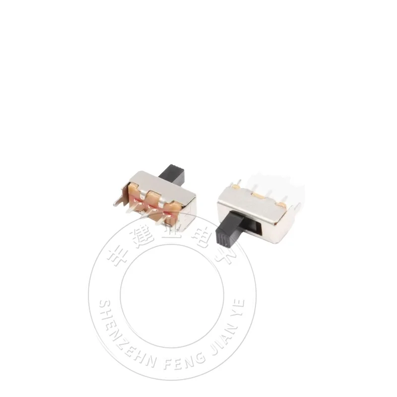 SS-12F44G5 SS12F44G4 G3 G6 handle length 3/4/5/6mm toggle switch 2-speed vertical 1P2T sliding switch 20-50PCS