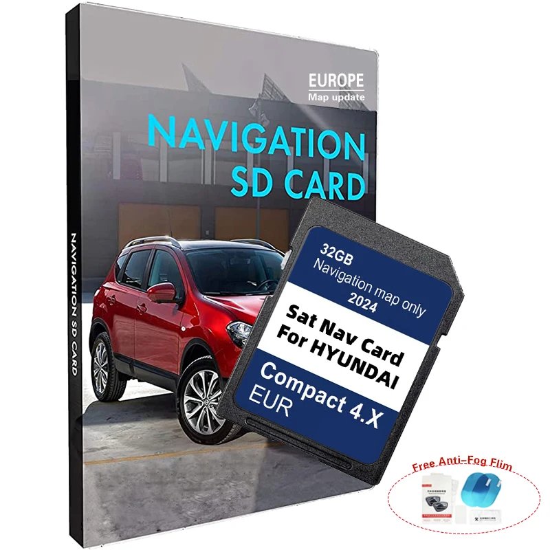 

Latest 2024 Update Navigation GEN4 SD Card Europe Map 2024 Compact 4.X for Hyundai H350/i40/i40 VF IA/i40 VF SD/i40 VF SD IA Car