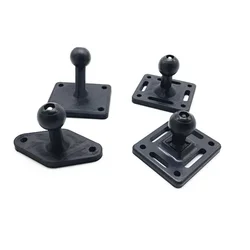 Supporto a sfera da 17mm per giunto sferico diamantato o Base di montaggio quadrata per supporto GPS per telefono supporto Ram Garmin Zumo/TomTom