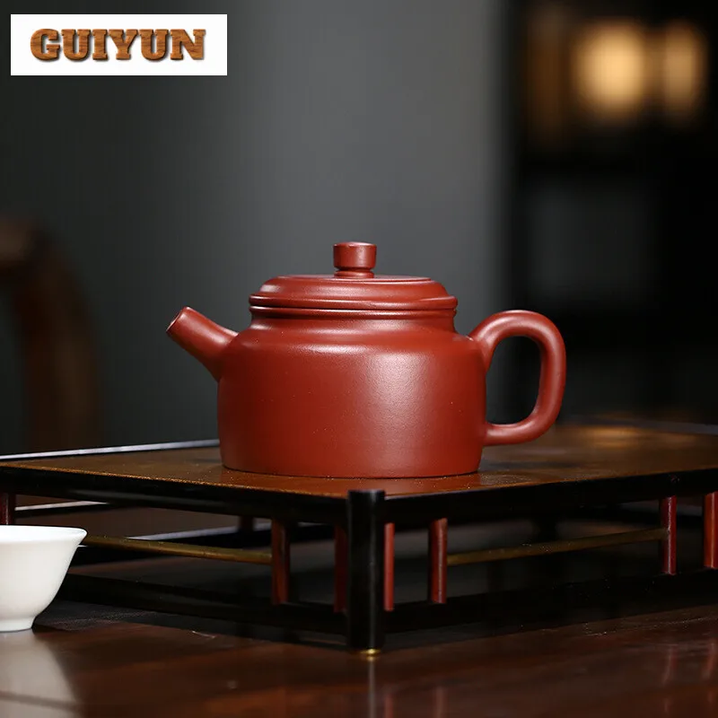 220ml Yixing Purple Clay Teapot Master Handamde Dahongpao Tea Pot Kettle Beauty Tea Infuser Chinese Handmade Zisha Tea Set Gifts