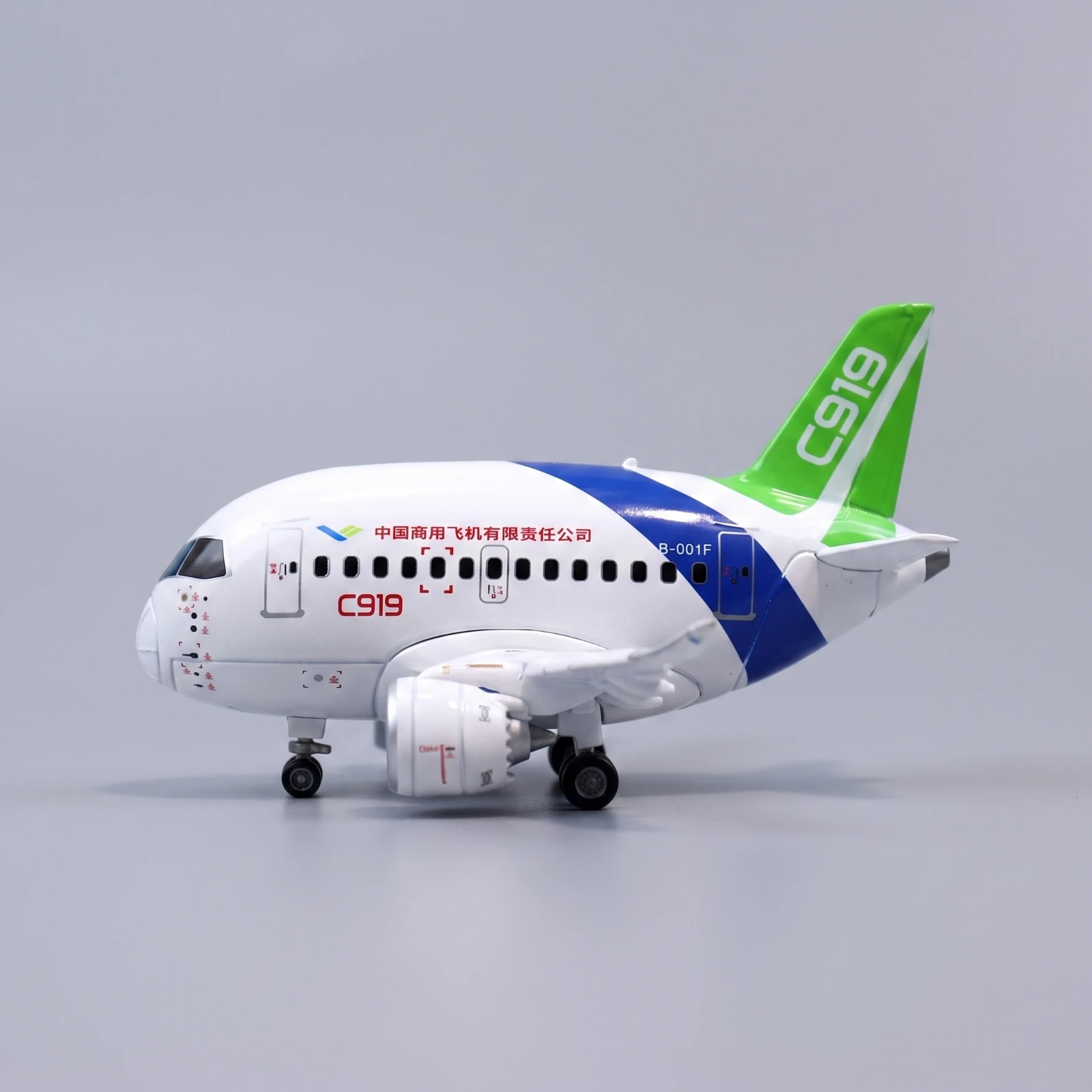 Aircraft Model Airplane Model Compact Cartoon Airplane Model Toy Glossy Sturdy for Collectors, Desk Decoration