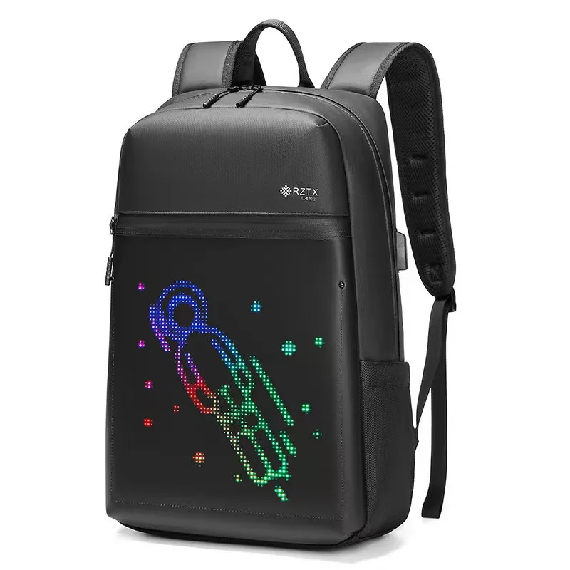 Cool Electronic Intelligent Business Bag LED Backpack Large Oxford Waterproof Outdoor Advertising Backpacks fashion