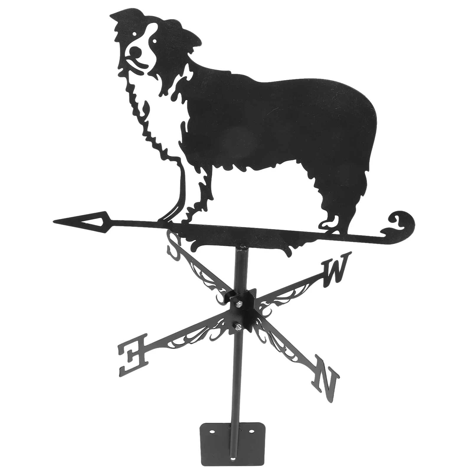 

Iron Weather Vane Decorative Metal Weathervane Wind Direction Indicator for Garden Yard Roof Lawn Decor Outdoor Pavilion Stake