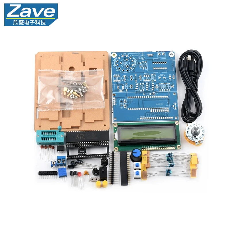 

Измеритель емкости-индуктивности и частоты, электронный комплект «сделай сам»-51, тестер MCU, практика пайки печатных плат