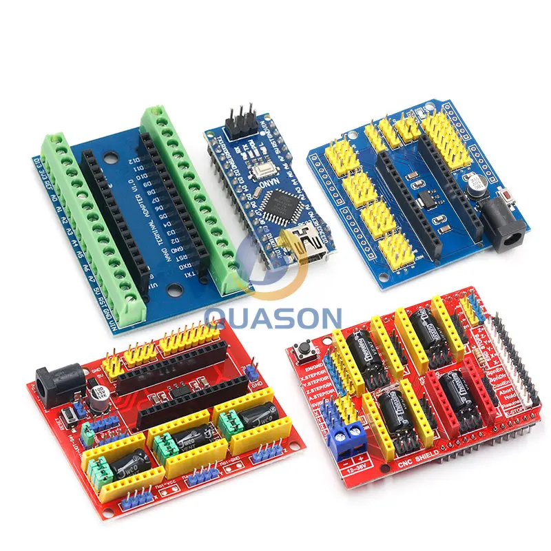 NANO V3.0 Controller Terminal Adapter Expansion Board NANO IO Shield Simple Extension Plate For Arduino AVR ATMEGA328P Nano 3.0