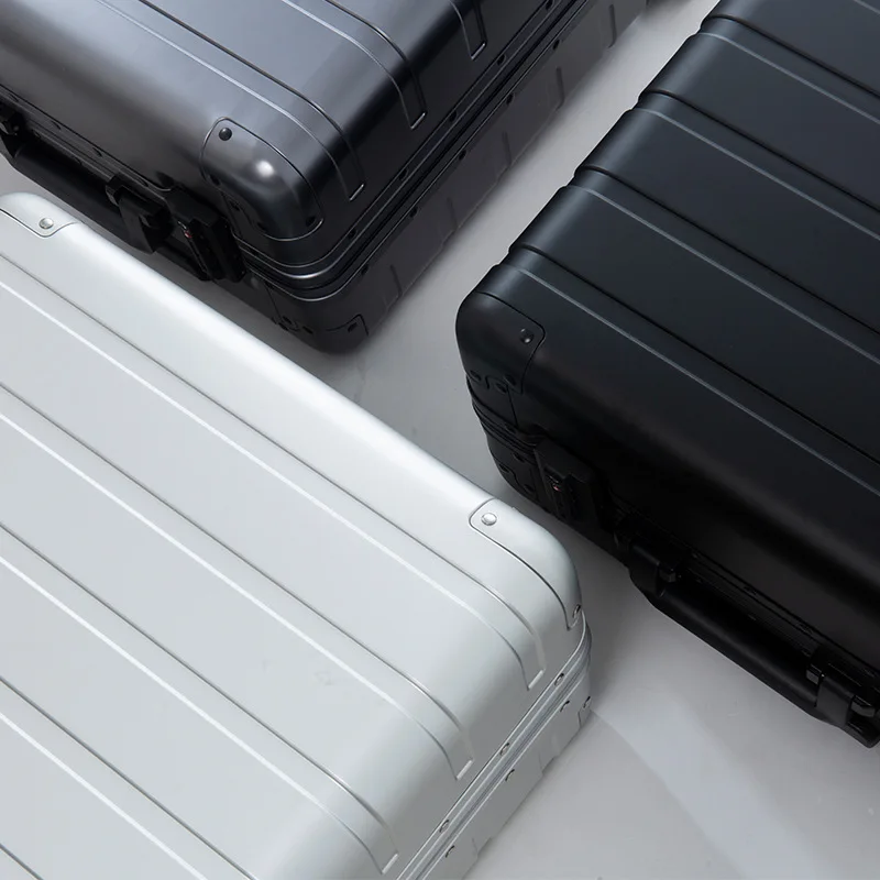 100% Aluminum Suitcase Small Luggage 18\