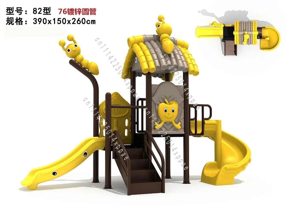 Small Children's Slide, Outdoor Community, Combination Amusement Toy Equipment Kindergarten Slide,Outdoor Large Swing