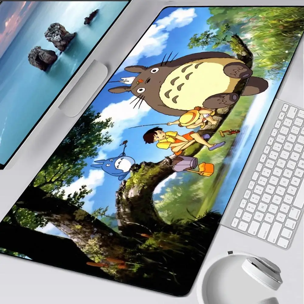 M-My N-Neighbor T-Totoro Mouse Pad Rubber Mat Laptop Xxl Mousepad Notebook Gamer Computer Table Gaming Accessories