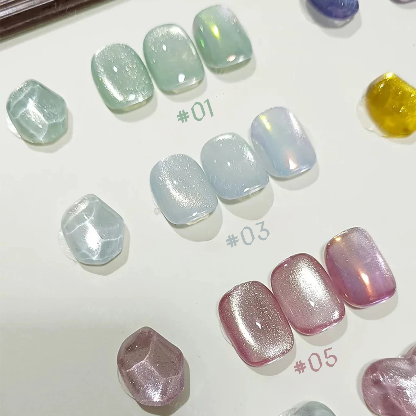 1 pz ZH Esplosione Flash Sbiancamento Unghie artistiche Nuovo Mercurio Scintillante Starlight Cat Eye Gel Smalto per unghie Forniture per unghie ad alta densità