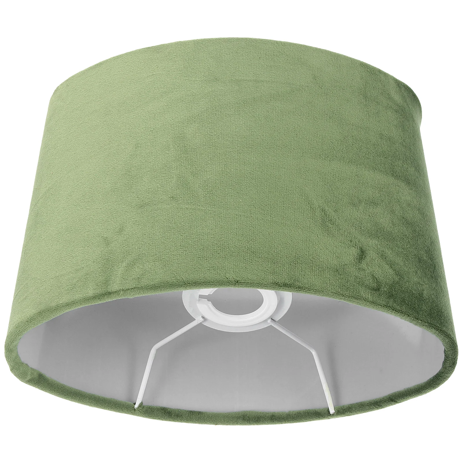 

Rectangle Velvet Cloth Table Lamp Oval Lampshade Fabric E27e14 Holder (dark Green Individually Packaged) Chandelier Metal