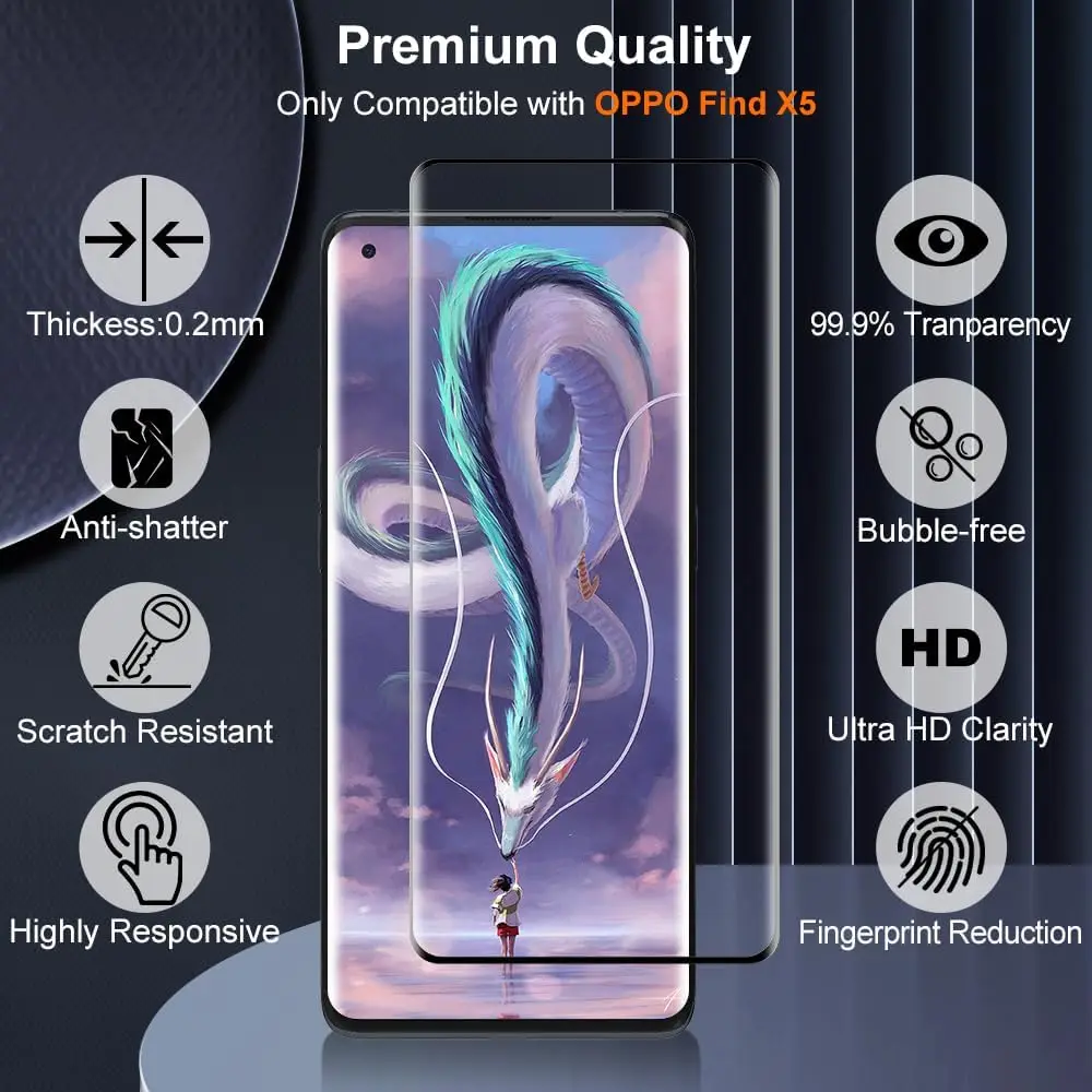 For Infinix Zero 30 4G, Screen Protector HD Curved Four Sides Glue 3Pcs Tempered Glass Film 9H