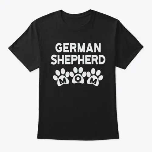 German Shepherd Mom Paws T-Shirt Made in the USA Size S to 5XL