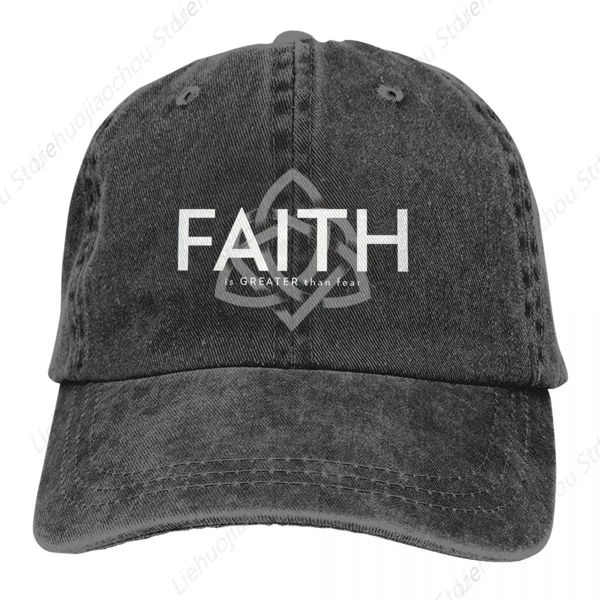 Faith Is GREATER Than Fear Classic Baseball Cap Men Hats Women Visor Protection Snapback Jesus God Cross Caps